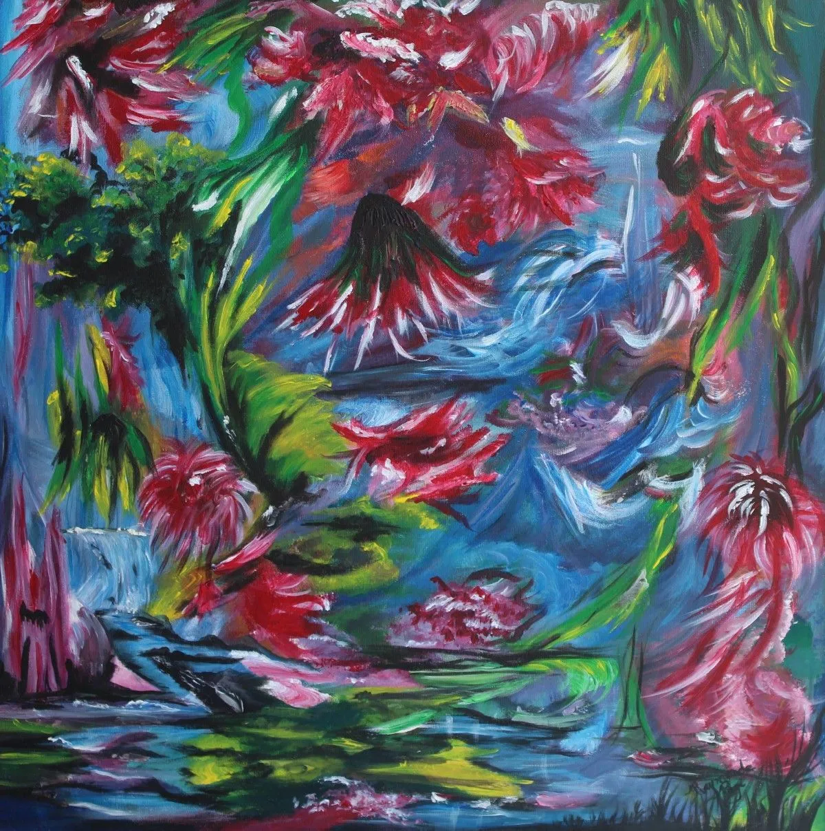 Vent floral, artwork by Raymonde Pagé