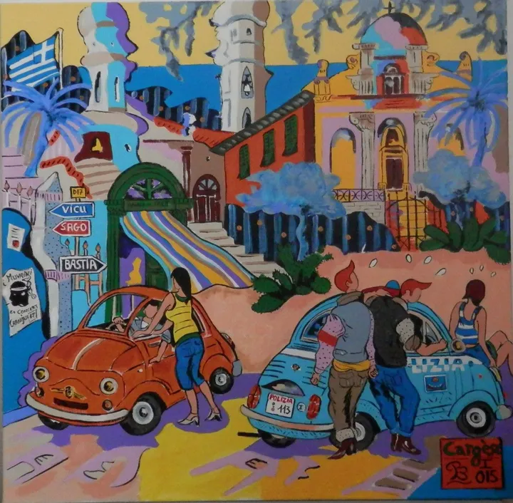 "Carghjese", artwork by Patrick Bergès
