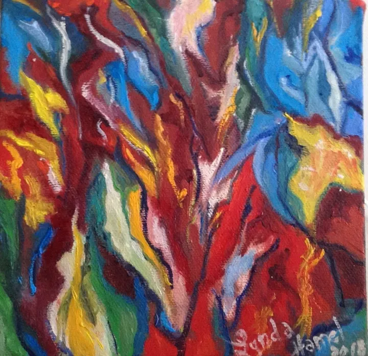 150- Le chemin des couleurs, œuvre de Lynda Hamel