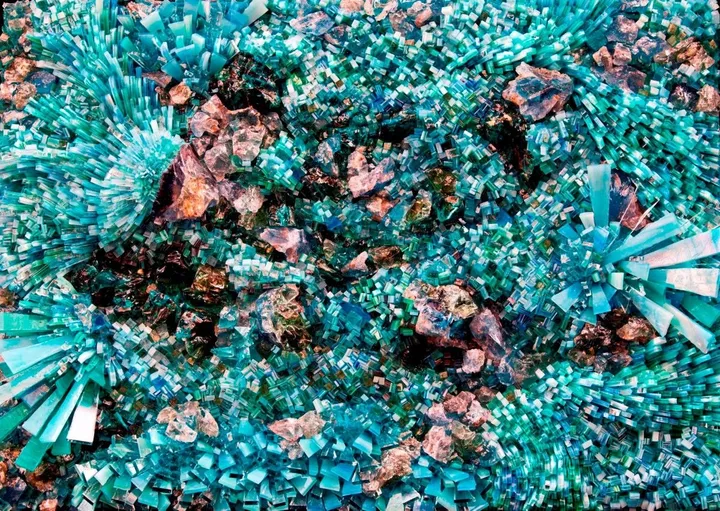 Etendue, artwork by Mosaïcm Mosaïste