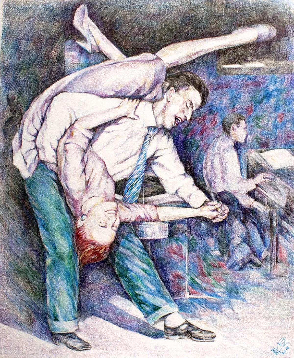 rock-and-roll, artwork by Igor Komornyy
