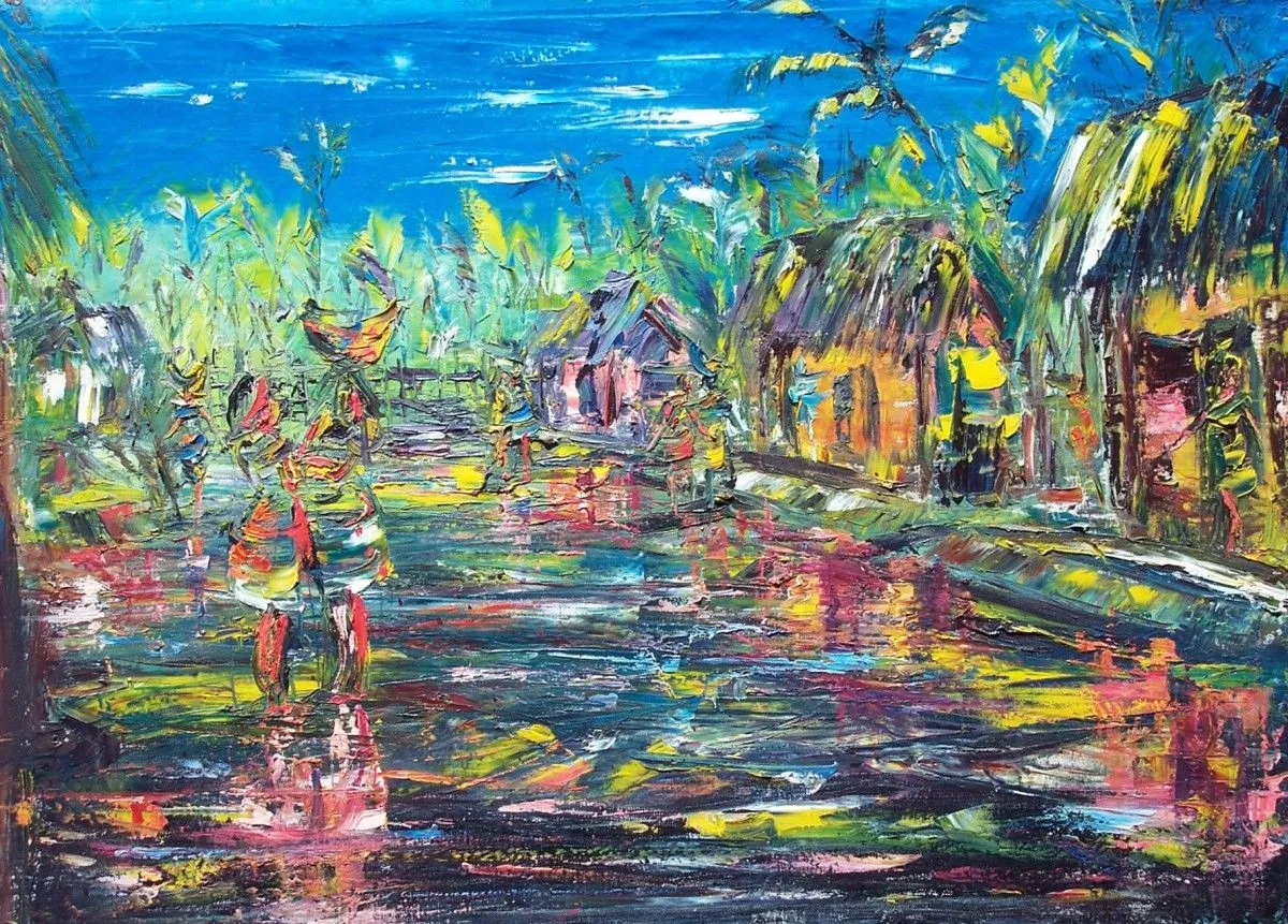 After the rain, artwork by Akpan Usoroh