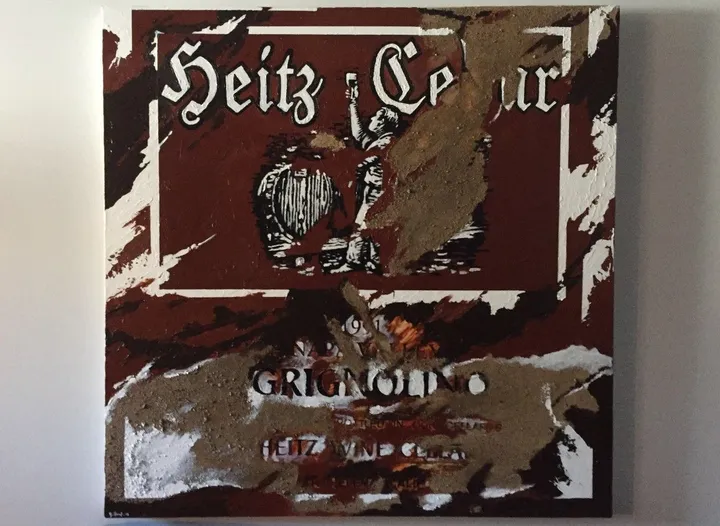 heitz cellar, artwork by guenael revel