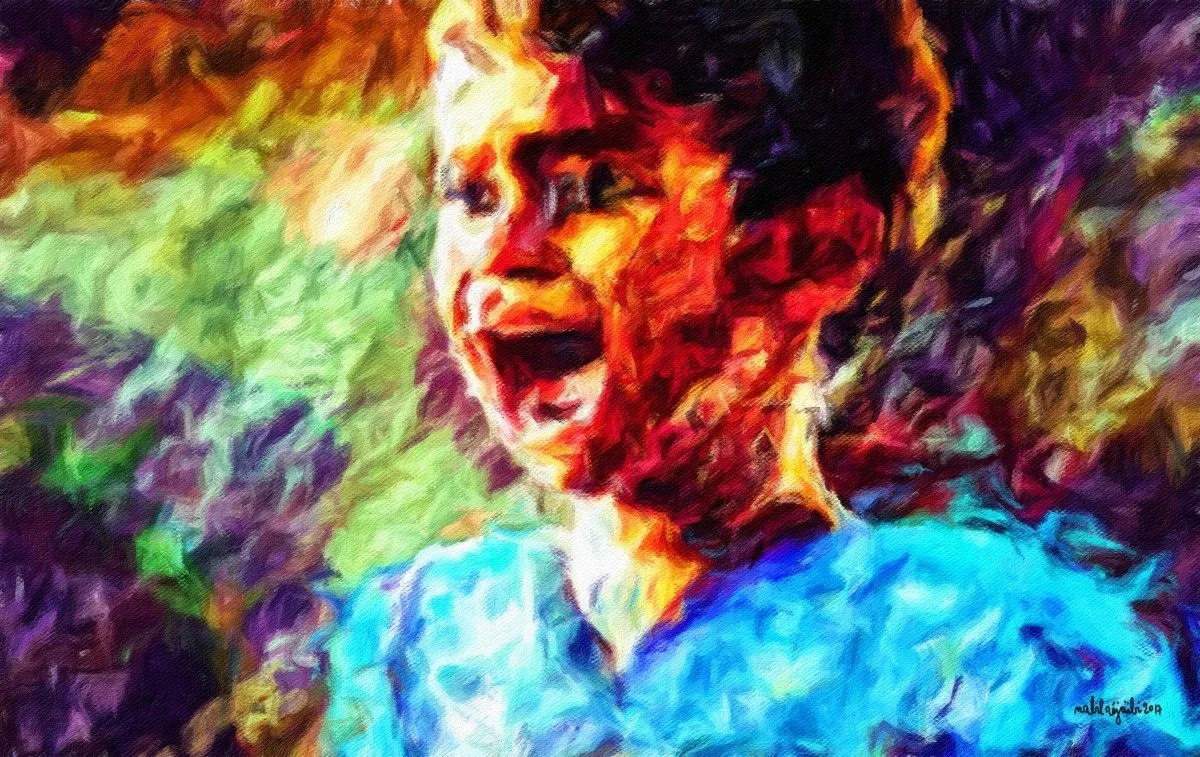 cry / sanglot, artwork by Nabil Rejaibi