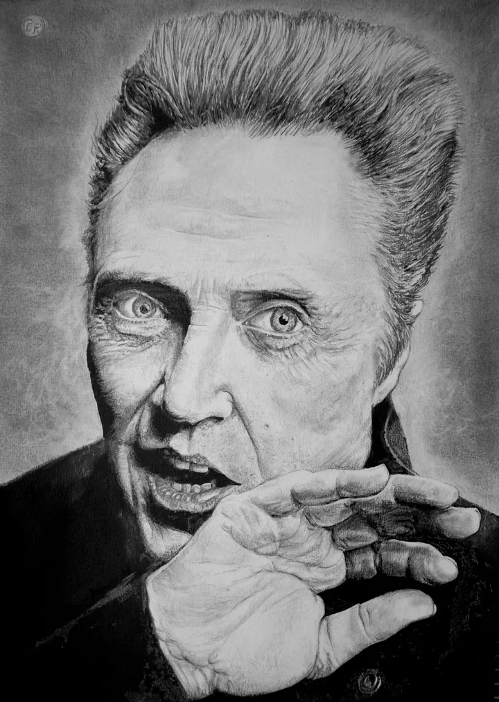 Christopher Walken, œuvre de Patrick Pletinckx