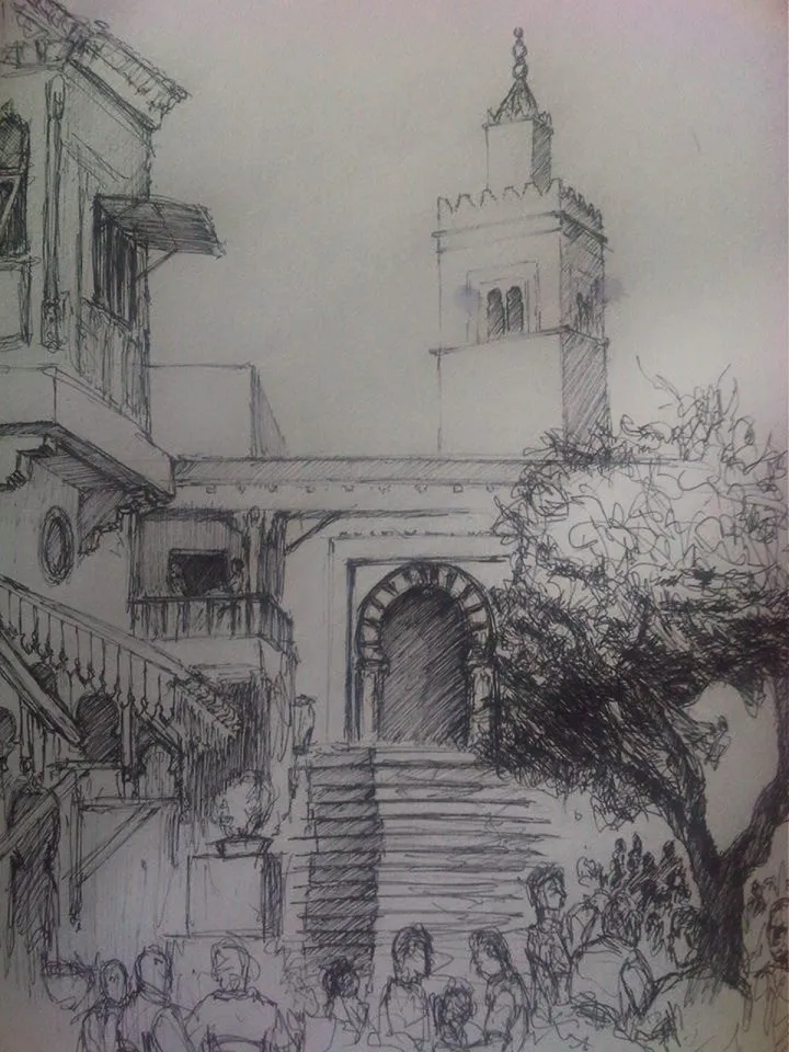 sidi bou saiid, œuvre de Rabii Bob