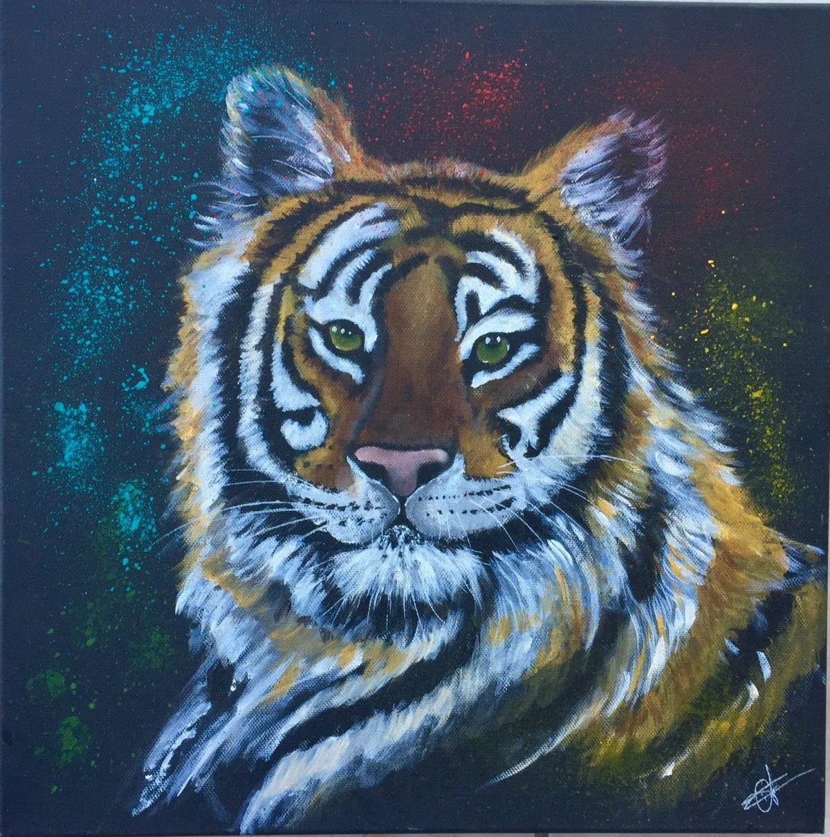 Tigre, œuvre de Christel Fouche