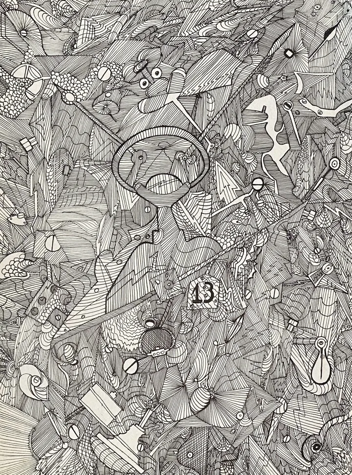 Time - Time - Time, artwork by Denis Roucau