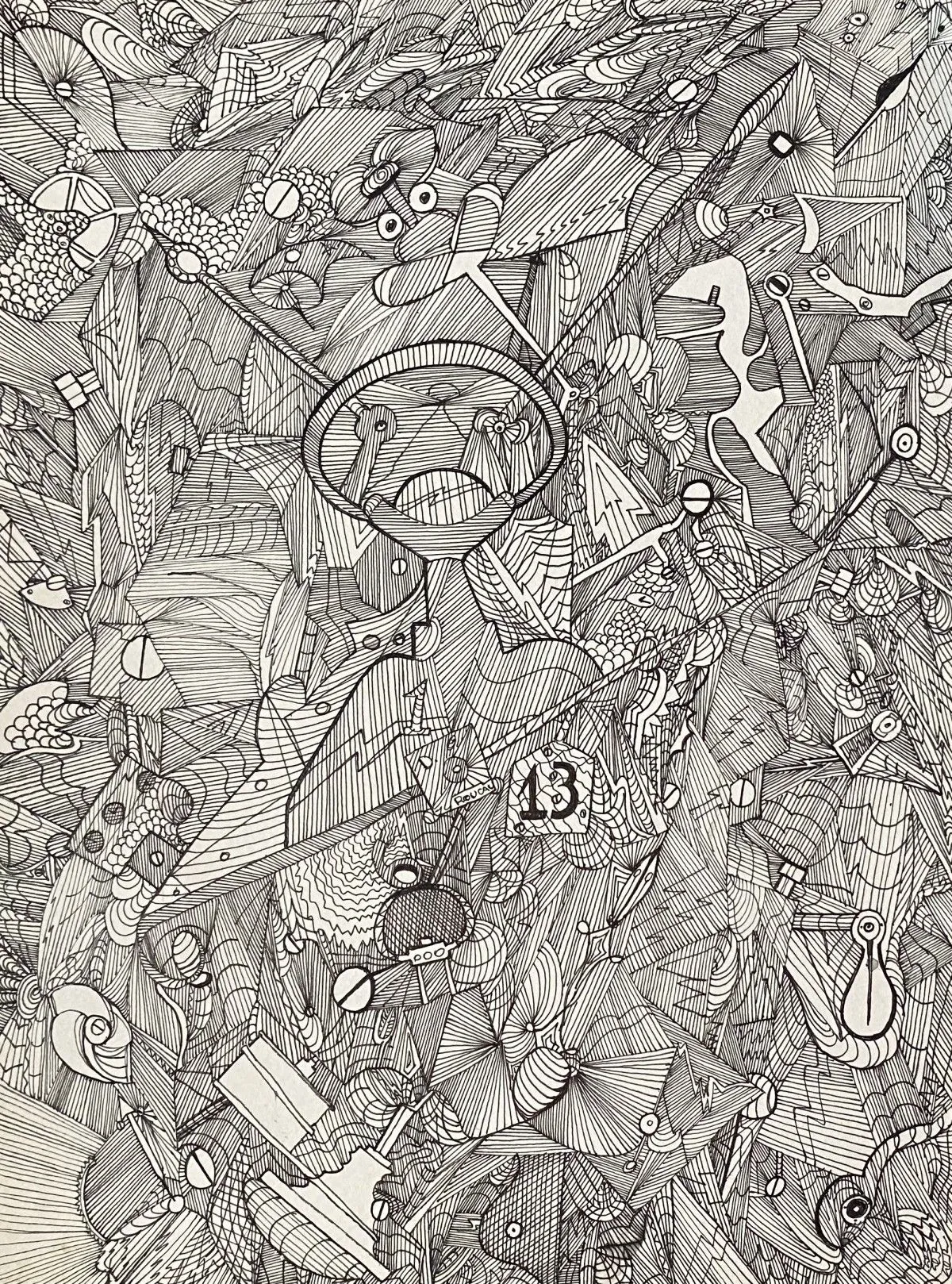 Time - Time - Time, artwork by Denis Roucau