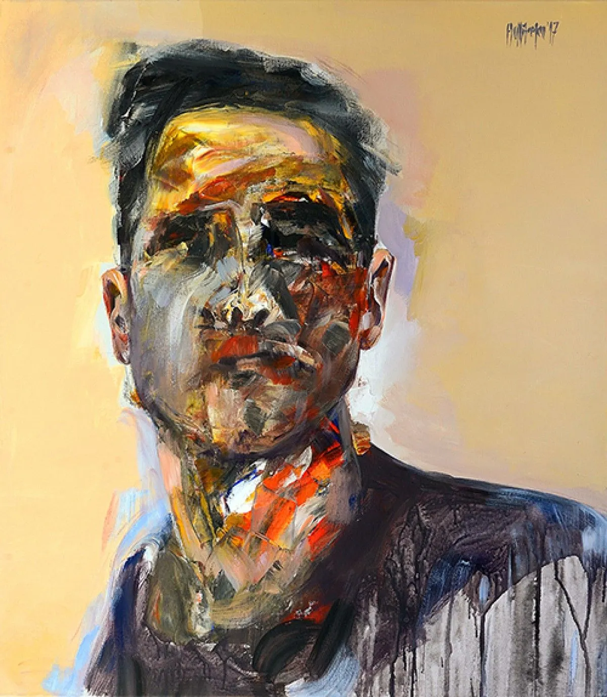 Portrait 001, artwork by Sorin Dumitrescu Mihaesti