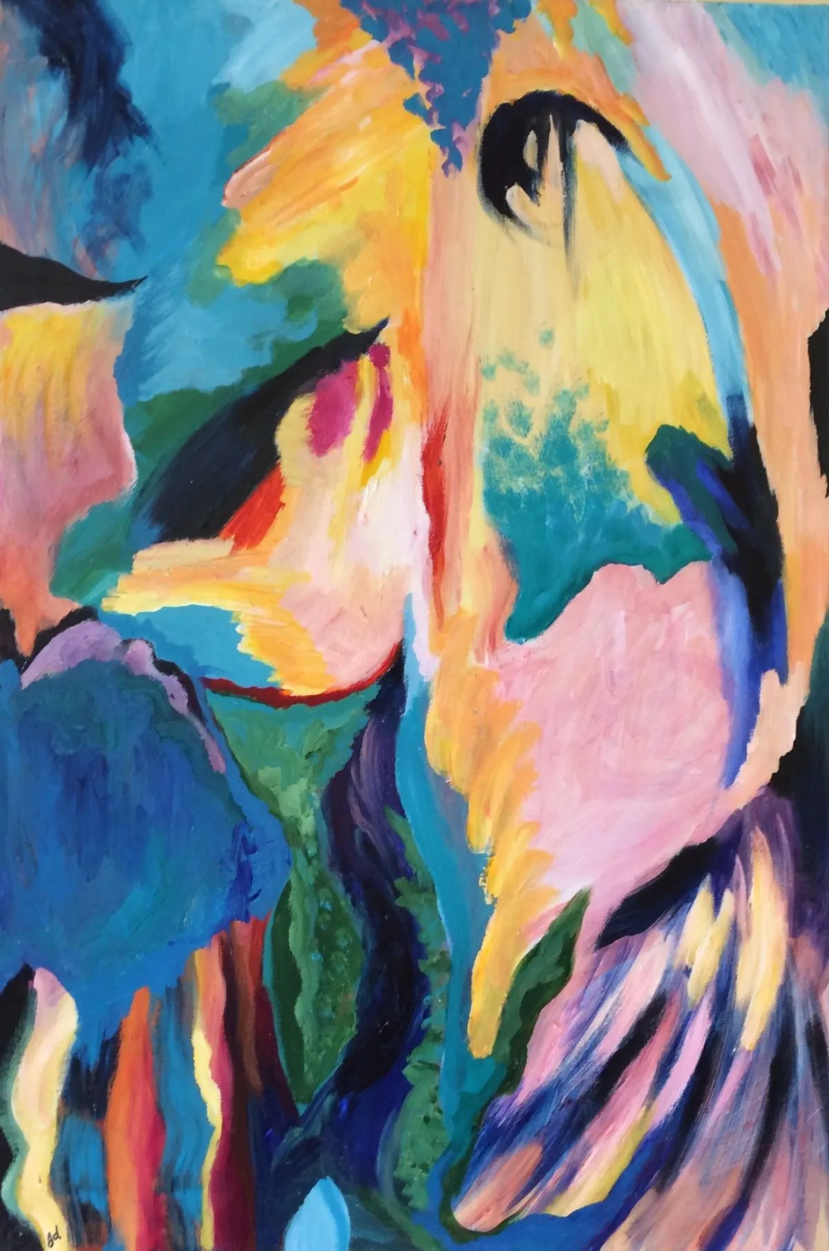 Clair de lune, artwork by Judy Dimentberg