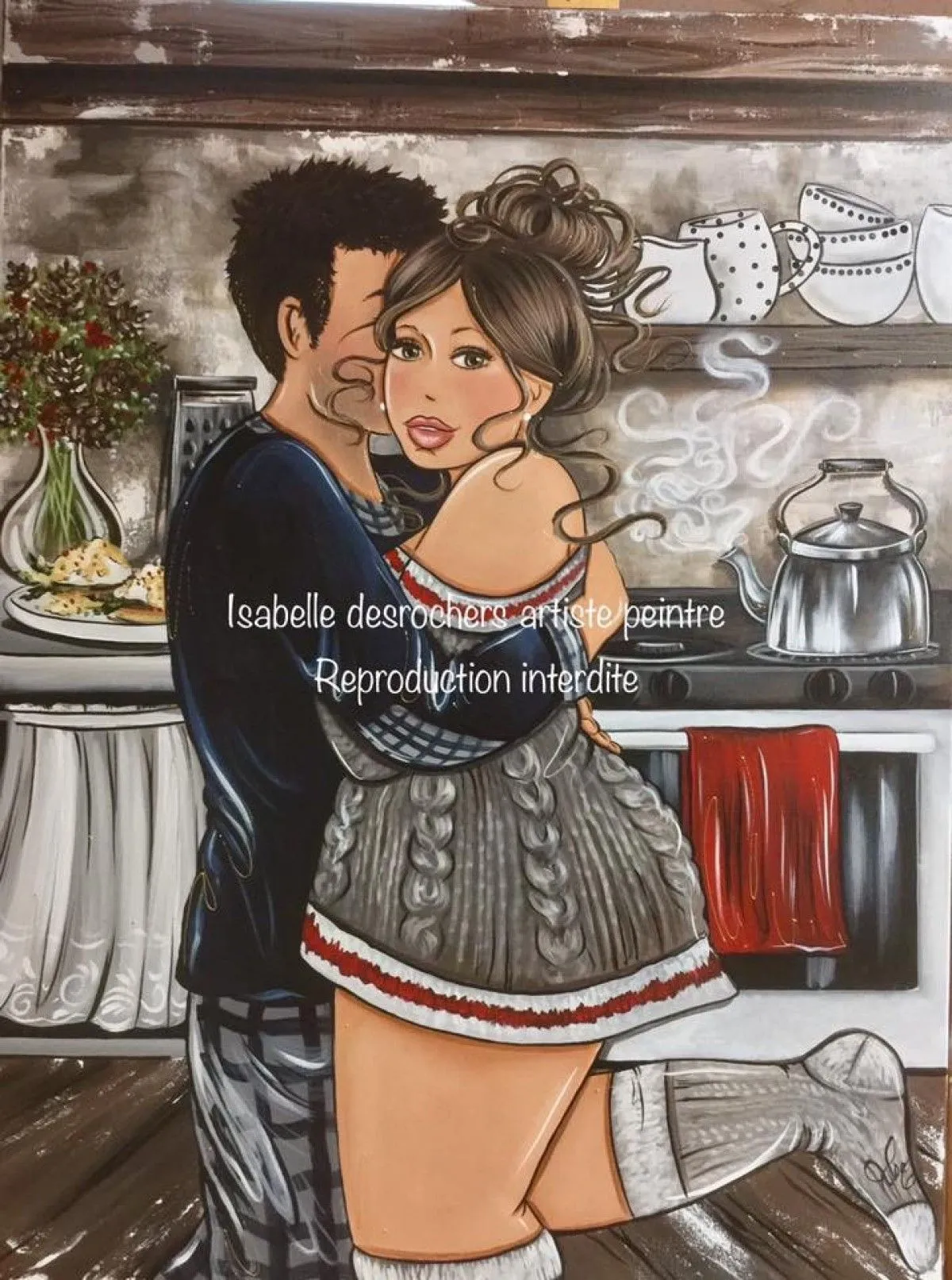 De l'amour pour Déjeuner, œuvre de Isabelle Desrochers