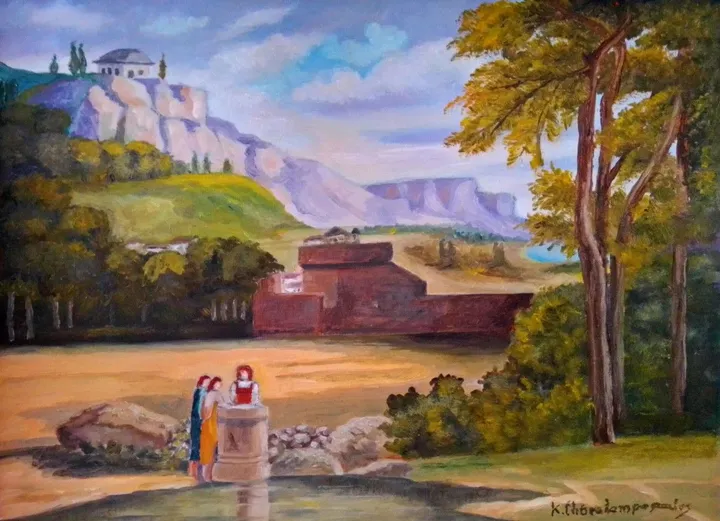 OLD TIMES ACTIVITIES, artwork by Konstantinos Charalampopoulos