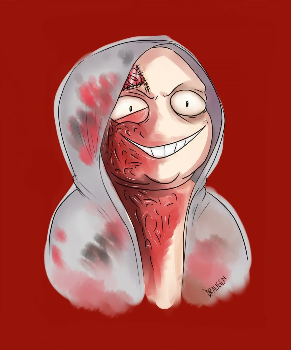Ruvik Victoriano., artwork by Draugen Zombie