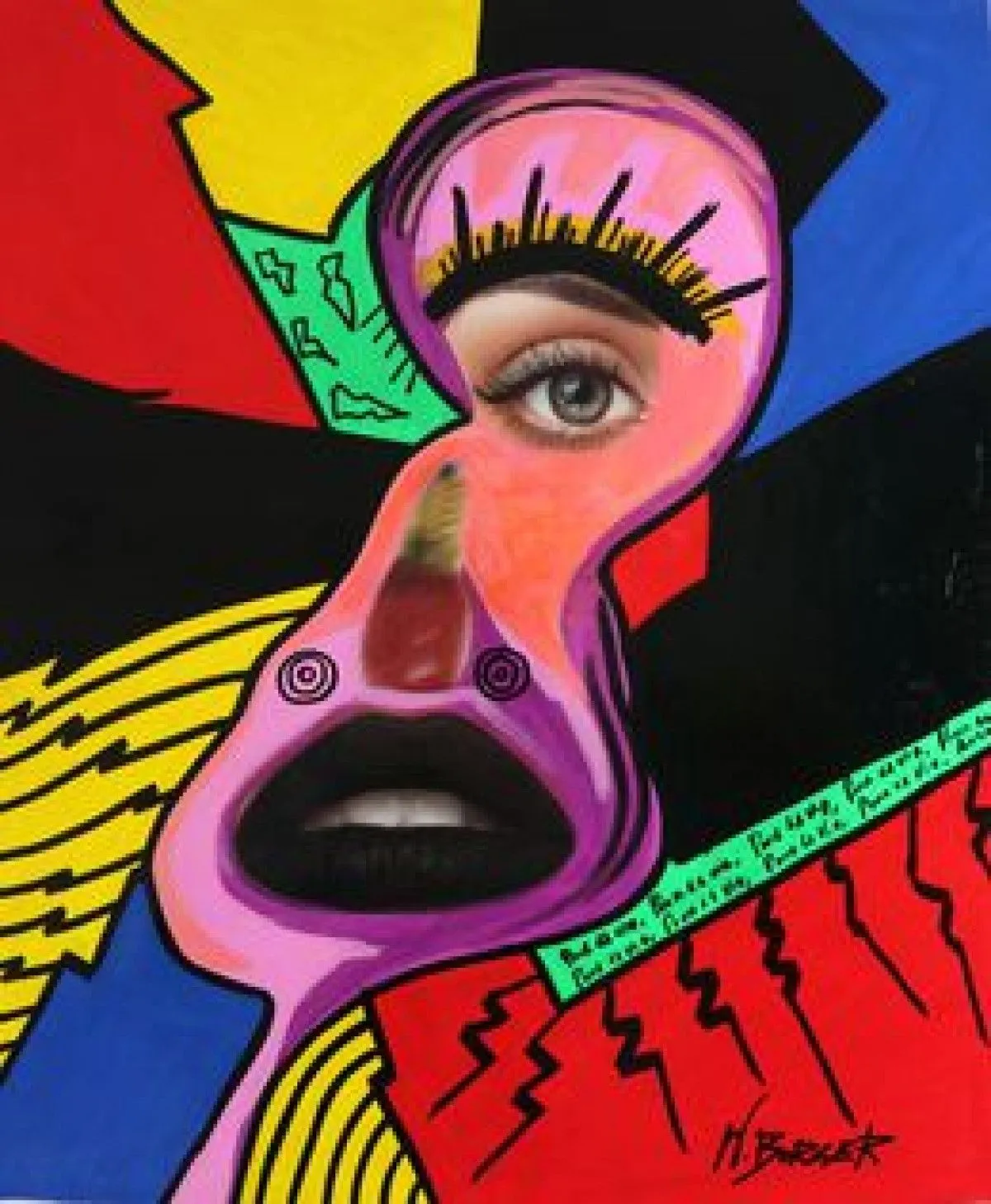 lettre d'amour, artwork by MoBeArt Gallery