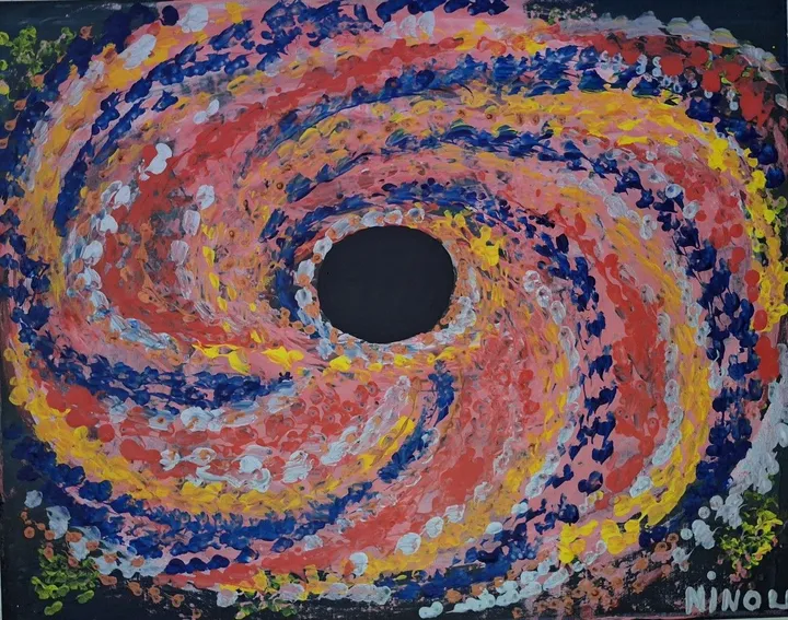 N°111 Trou noir, œuvre de Jean-Michel FRAMERY