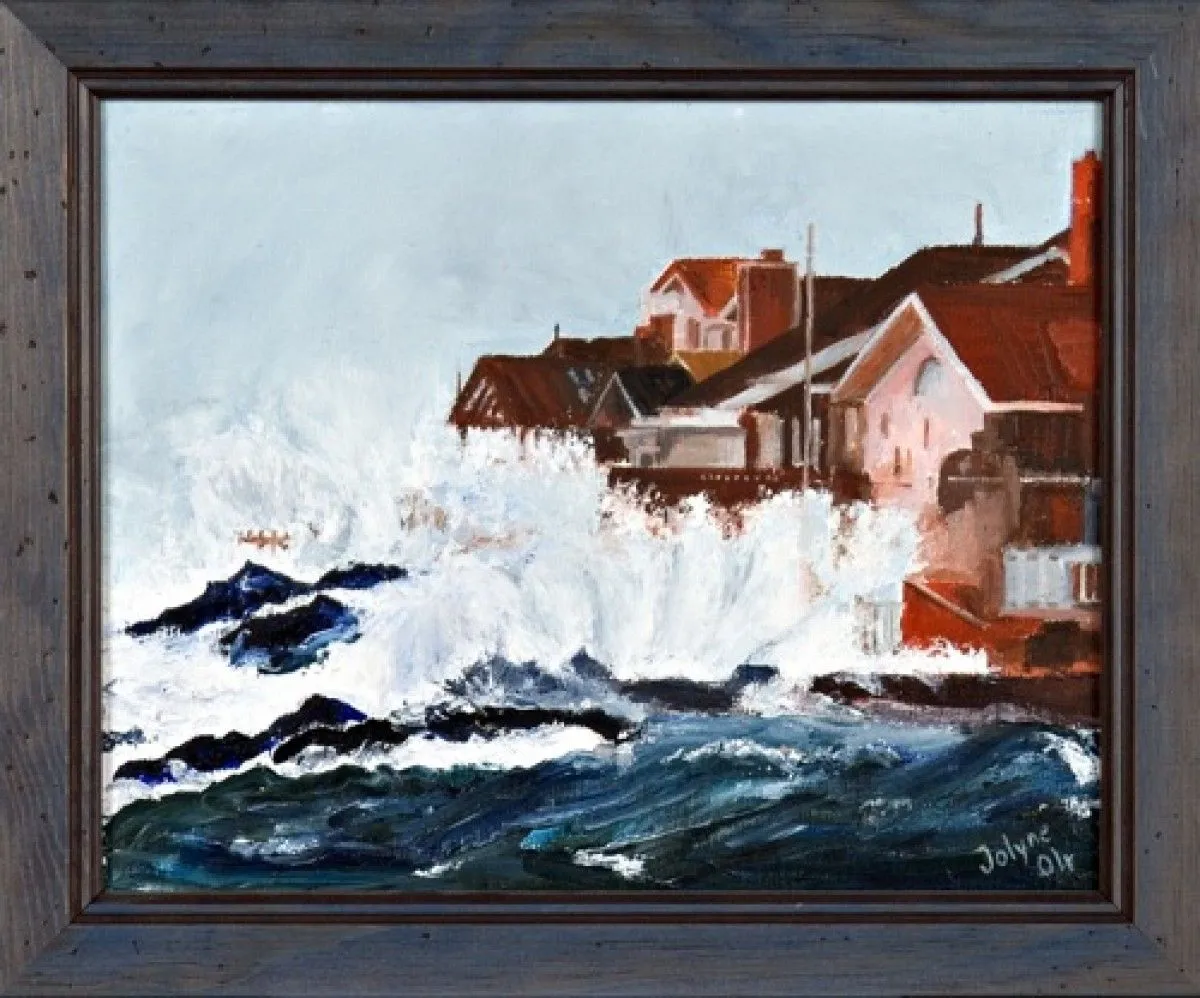 tempête au Canada, artwork by Jocelyne Bretton