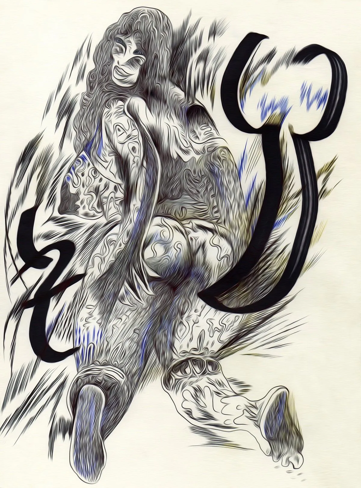 ''"'"'"'"'''"'", artwork by Laura H