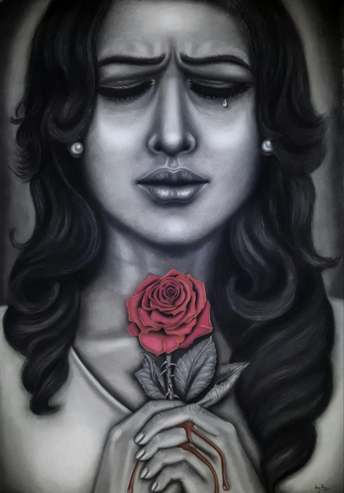 The Silent Scream, artwork by Anju Rajan