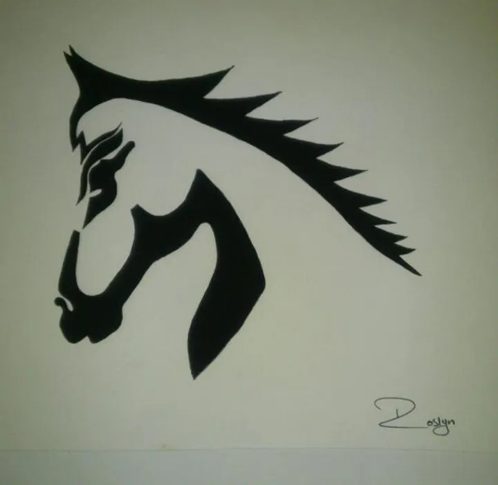 dark horse, œuvre de roslyn lee