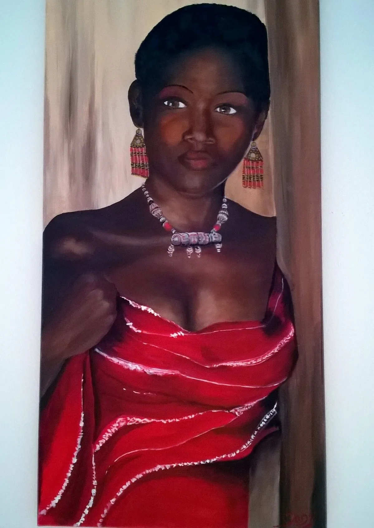 Afrique au féminin, œuvre de monique LEMAY