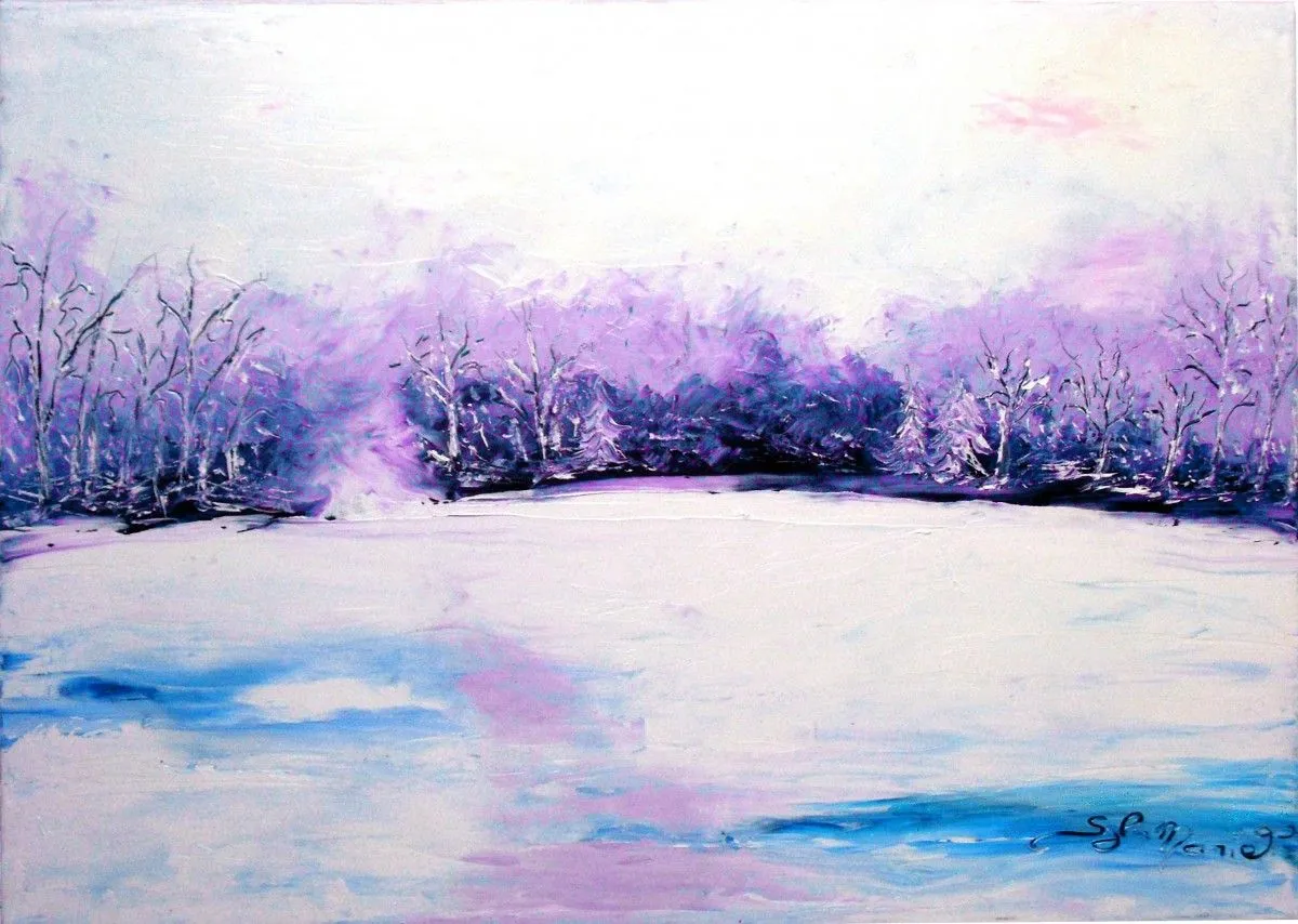 Neige, artwork by sylviane marie nardini