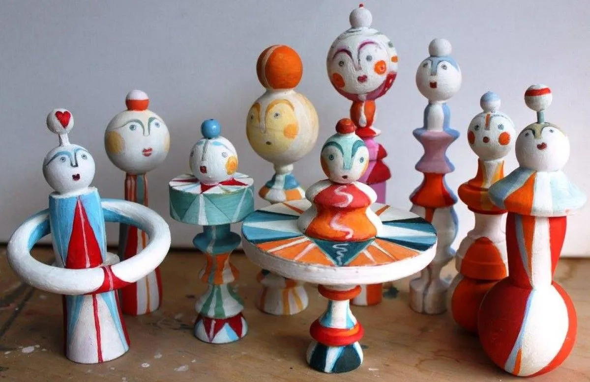 Playing with chess, artwork by Tadeja P.Rozman