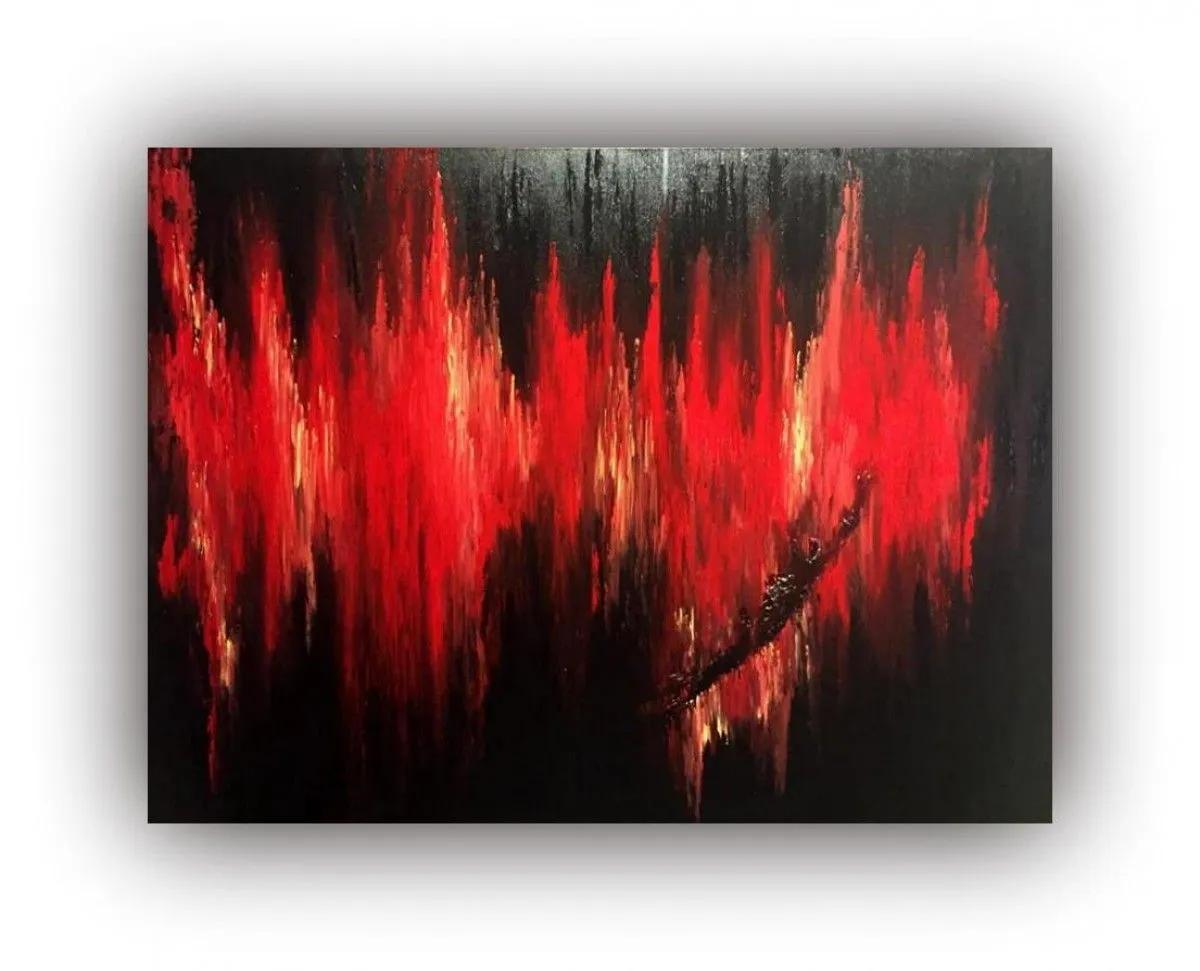 feu2, artwork by Peinture Melanie