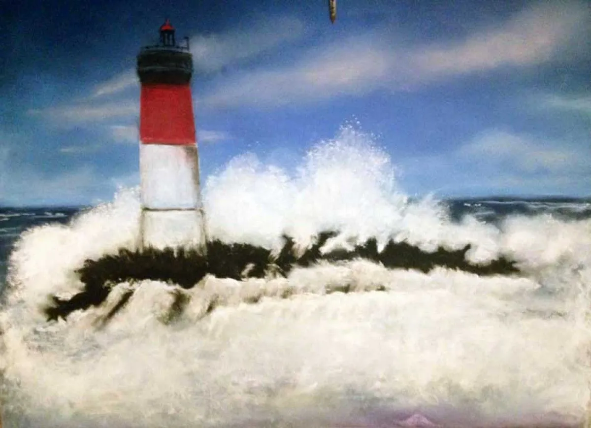 Phare 2, œuvre de Jacqueline Ropers