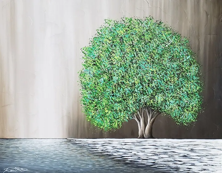 Les mots sont les racines des arbres de nos pensées, artwork by Rachel Boisvert