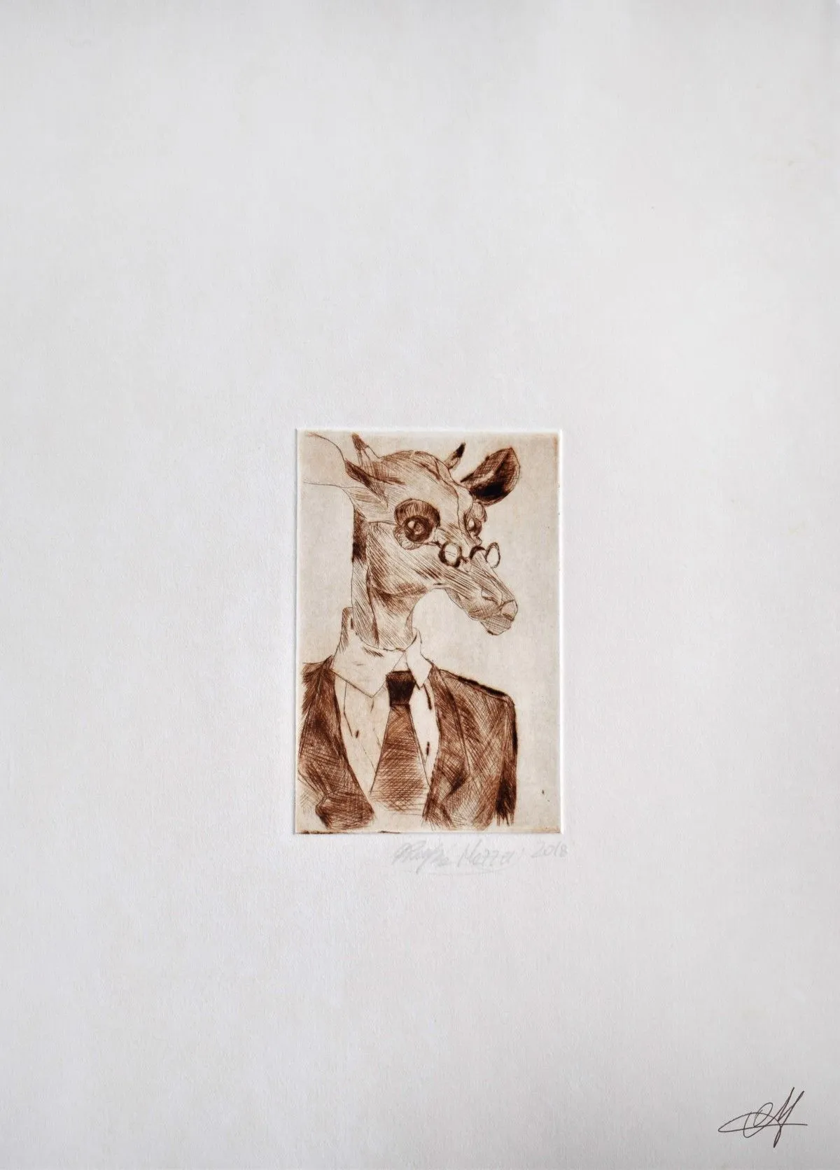 The psychologist, artwork by Olimpia Mazzei