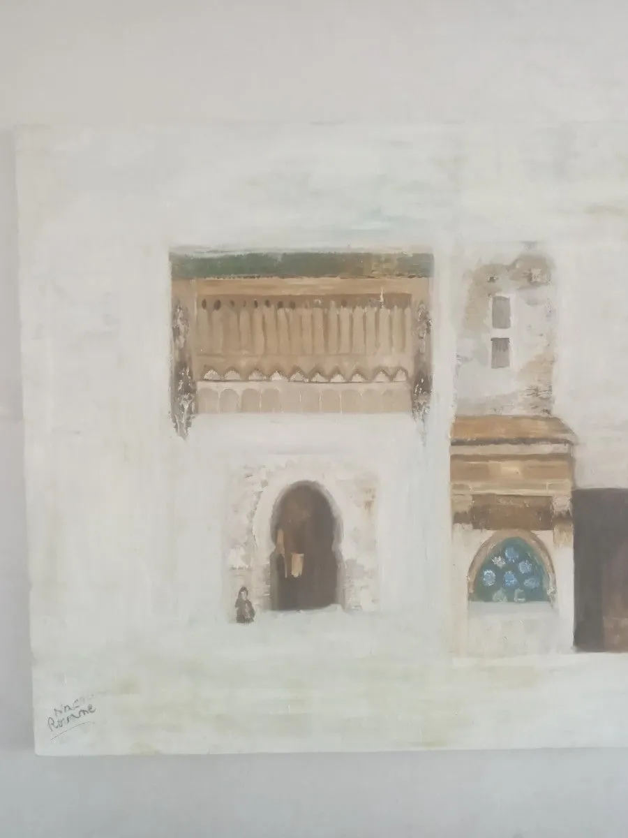 la femme sans revenu, artwork by naceur rouane