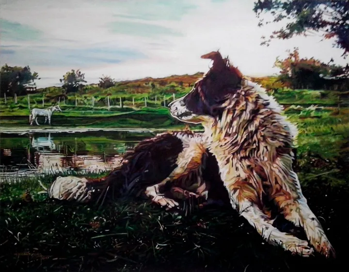 Dog and Horse, artwork by Ulysses Teixeira