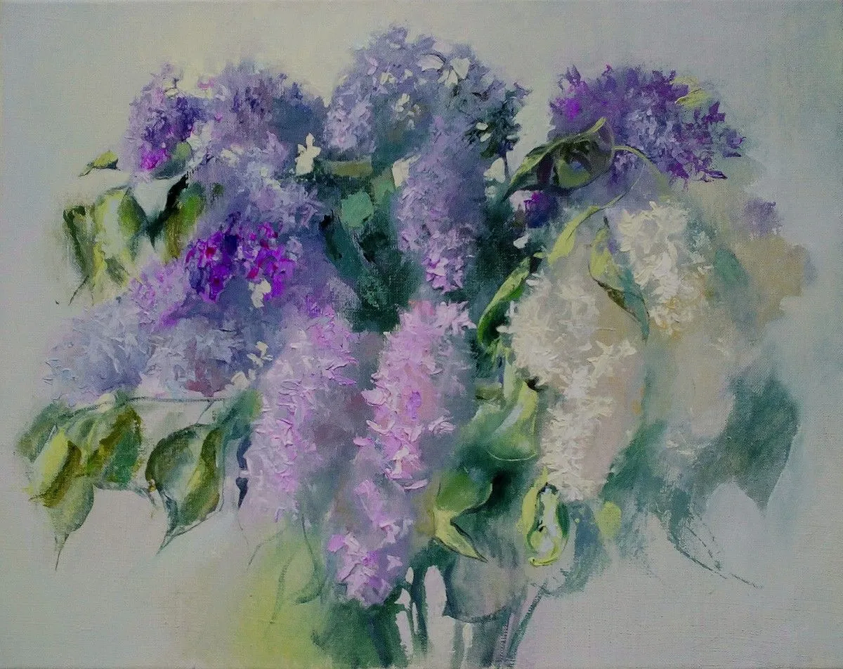Lilac, artwork by Elizaveta Khudyakova