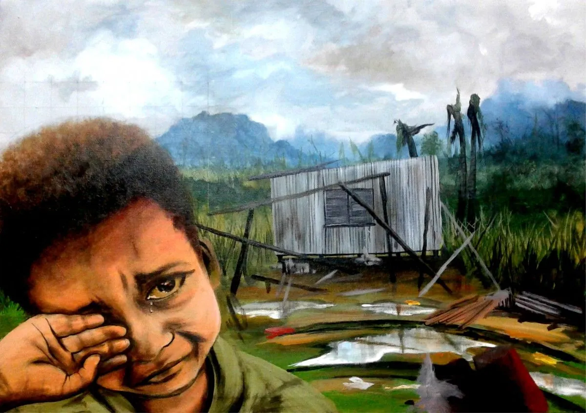 Survived Alone, œuvre de Joe Bilbu