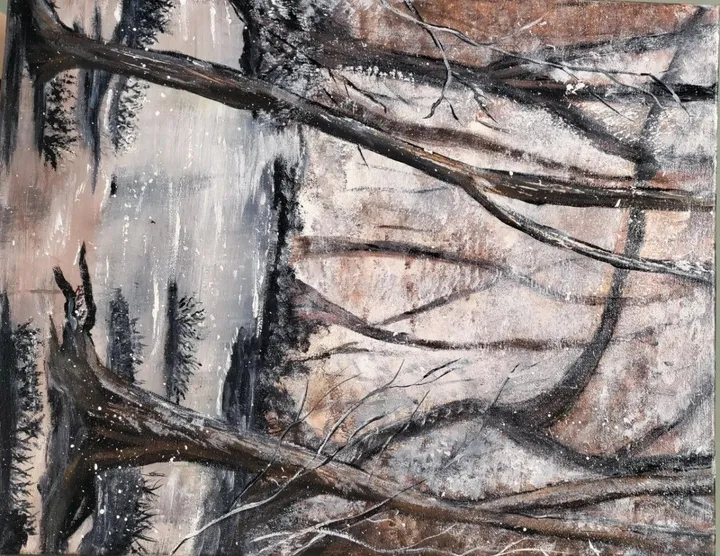 foret interieure, artwork by Alexandra Guillon