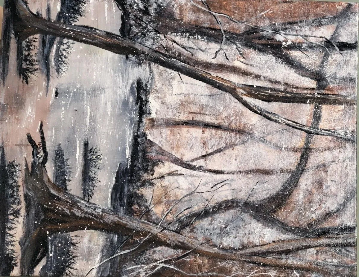 foret interieure, œuvre de Alexandra Guillon