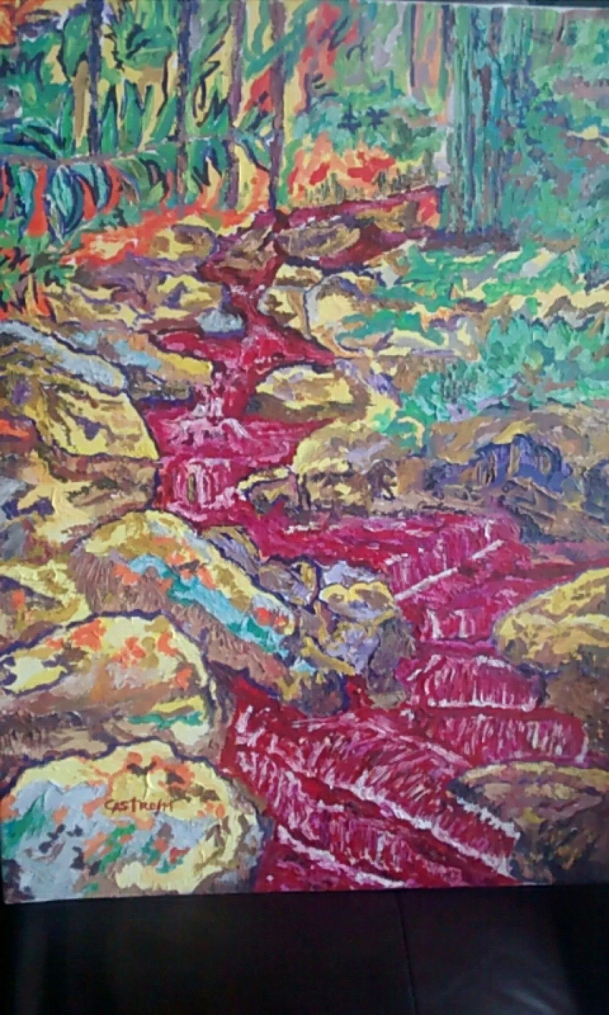 rios de sangre, œuvre de MANUEL CASTRO