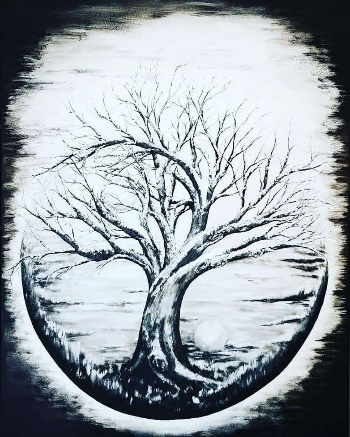 SYMBOLES N°7, œuvre de Saouti Mina