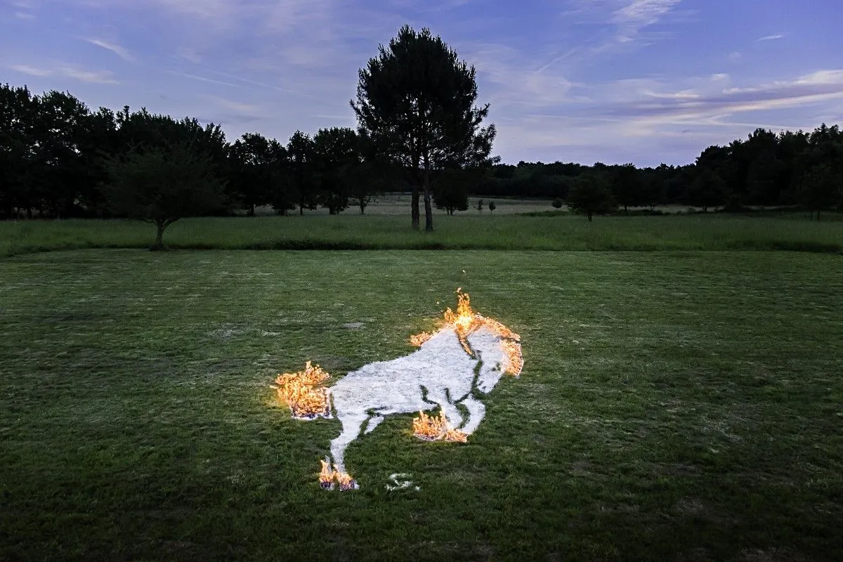 Cheval de feu, artwork by Sekhmet Art