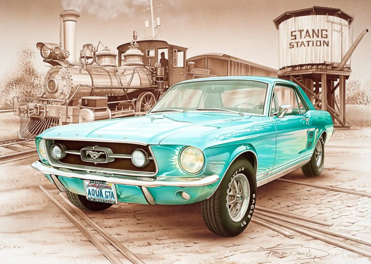 Ford Mustang, œuvre de François BRUERE