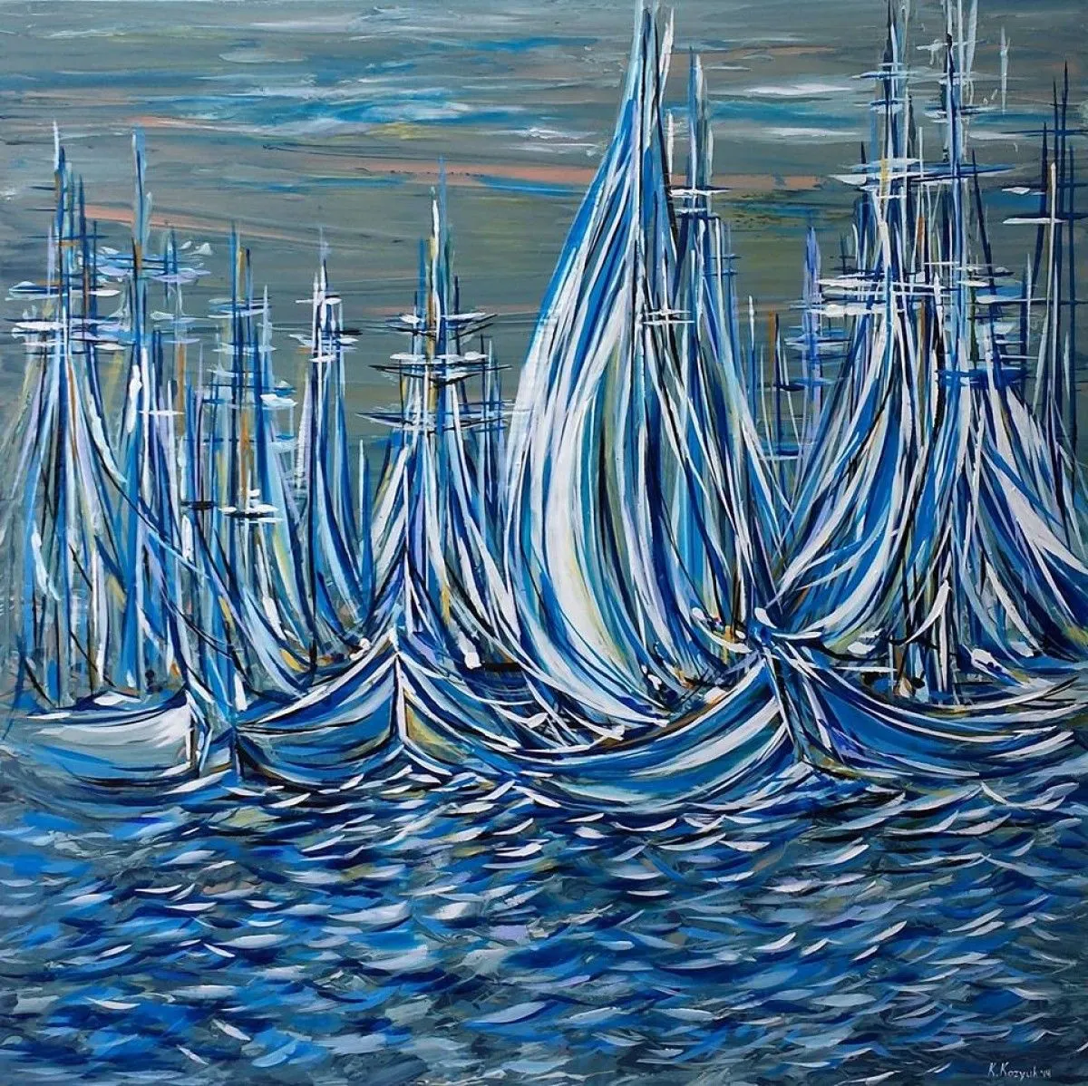 Ready to Sail, artwork by Khrystyna Kozyuk