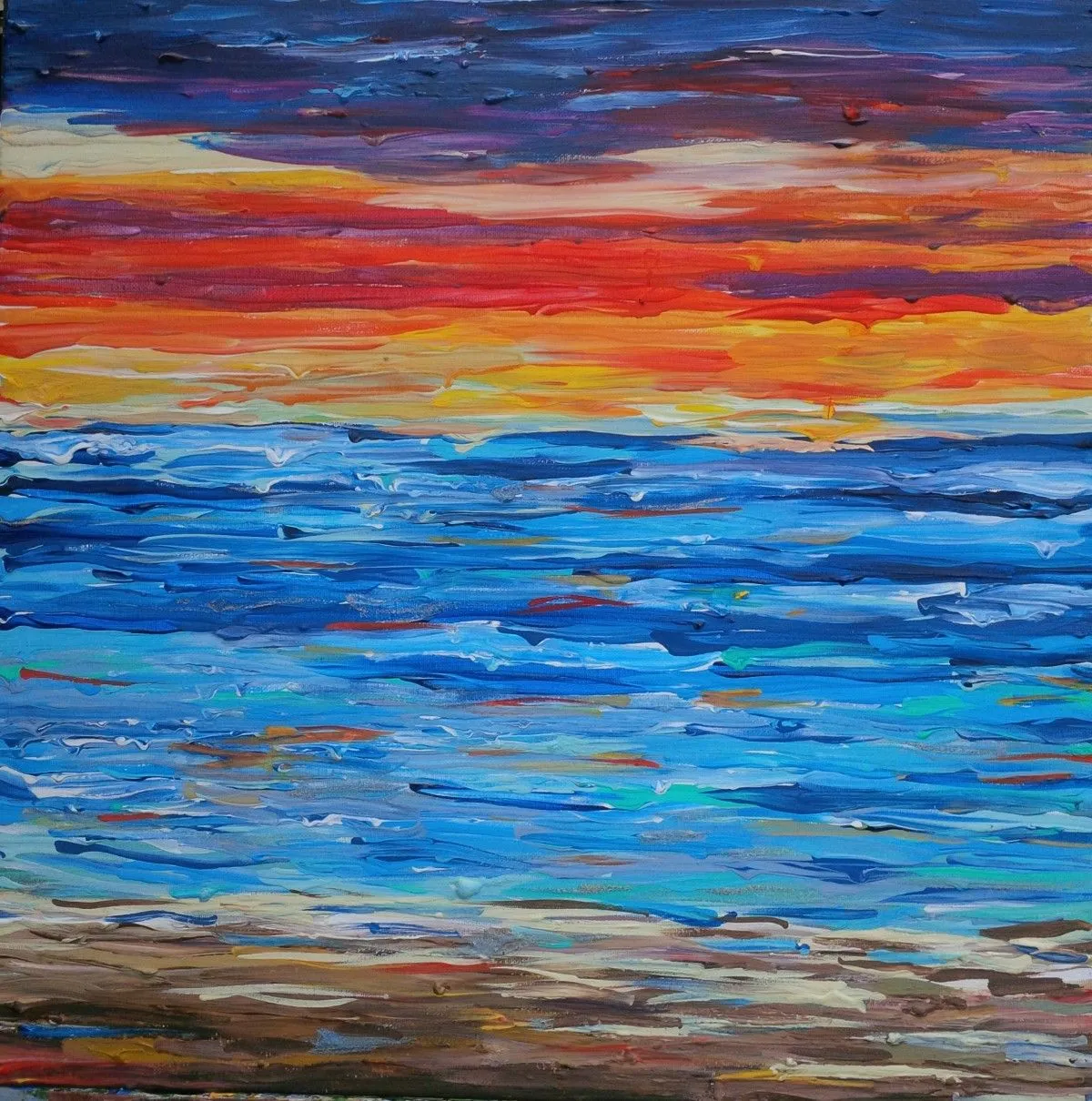 Sunset, artwork by Bloomin Blooms