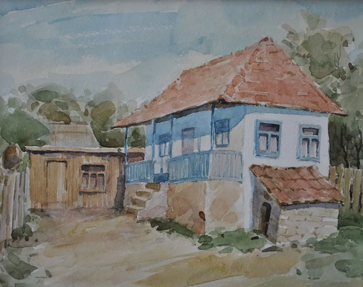 Courtyard, œuvre de Anatolii TOMOIANU