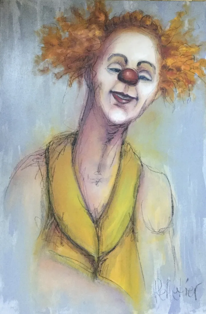 Histoire de clown I (Série Perceptions), œuvre de Sylvie Pelletier