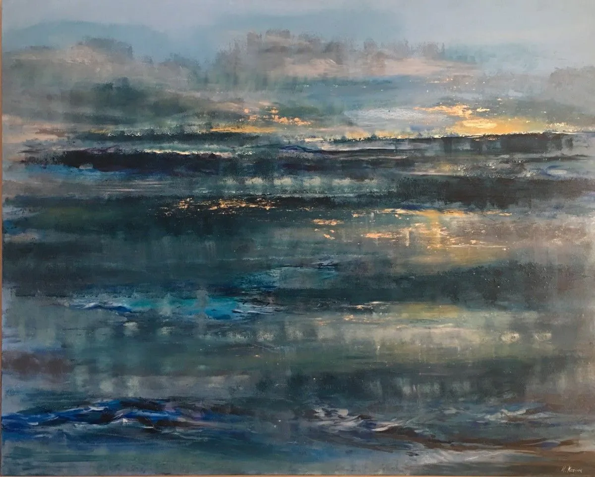 Morning Mist, artwork by Khrystyna Kozyuk