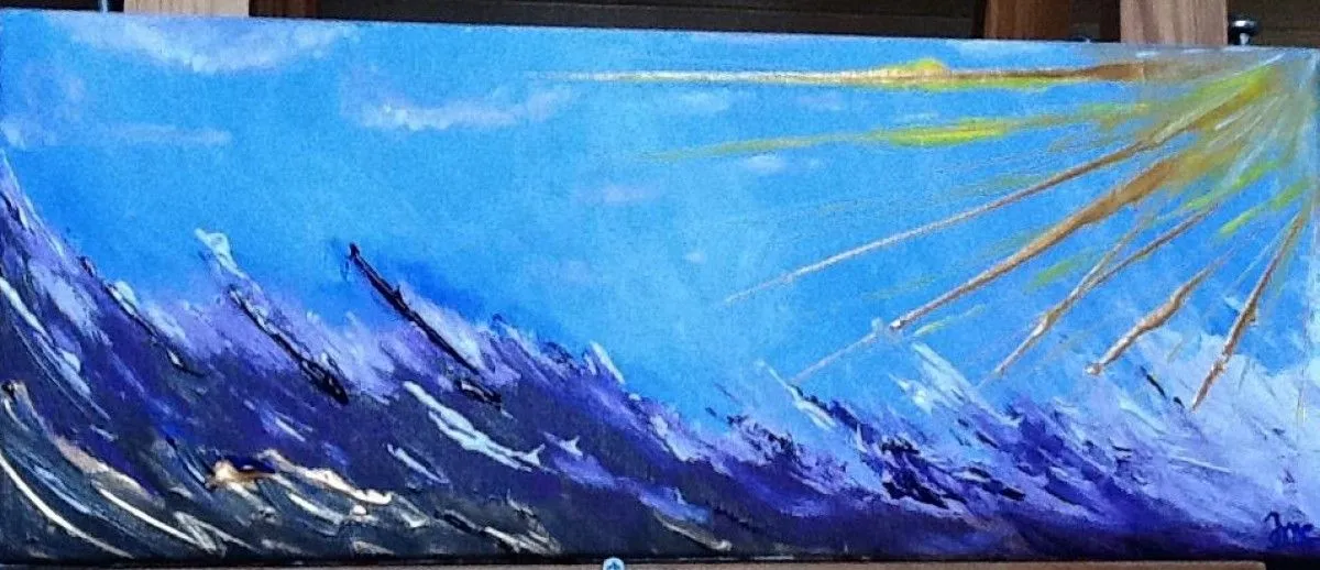 Waves, artwork by Joêlle Michelle