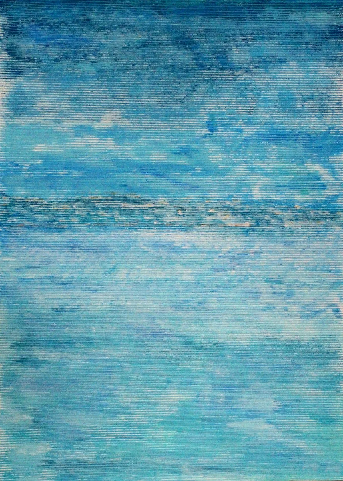 entre ciel et mer n°2, œuvre de maryline poveda