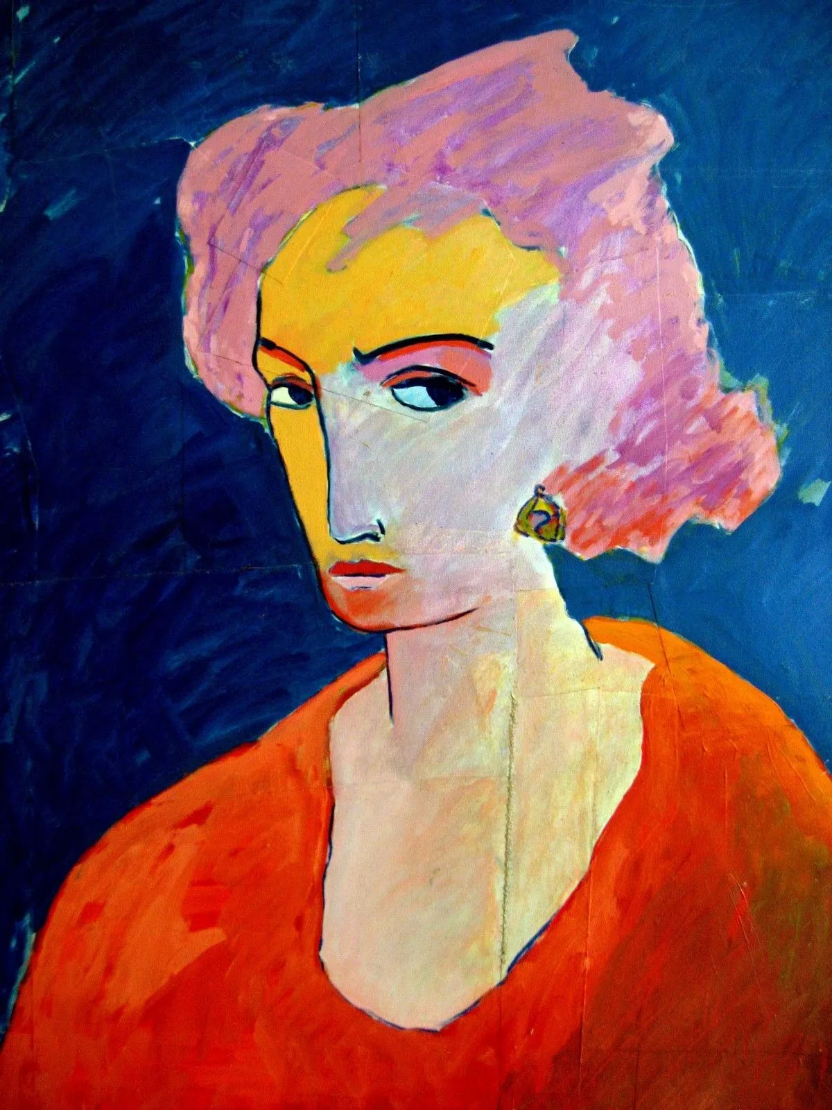 Purple Woman, artwork by jacques sterenberg