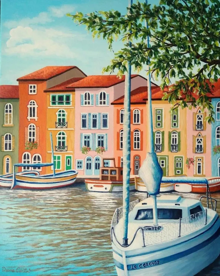 « À Contre-Courant des Couleurs », artwork by Diane Cantin